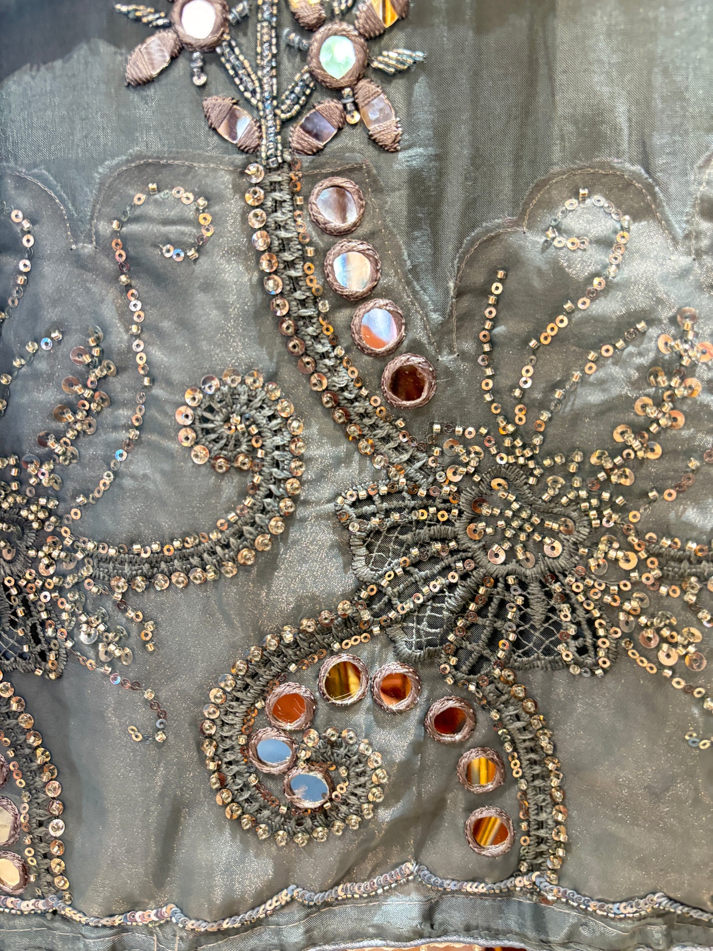Mehraz Mirror Silk Suit