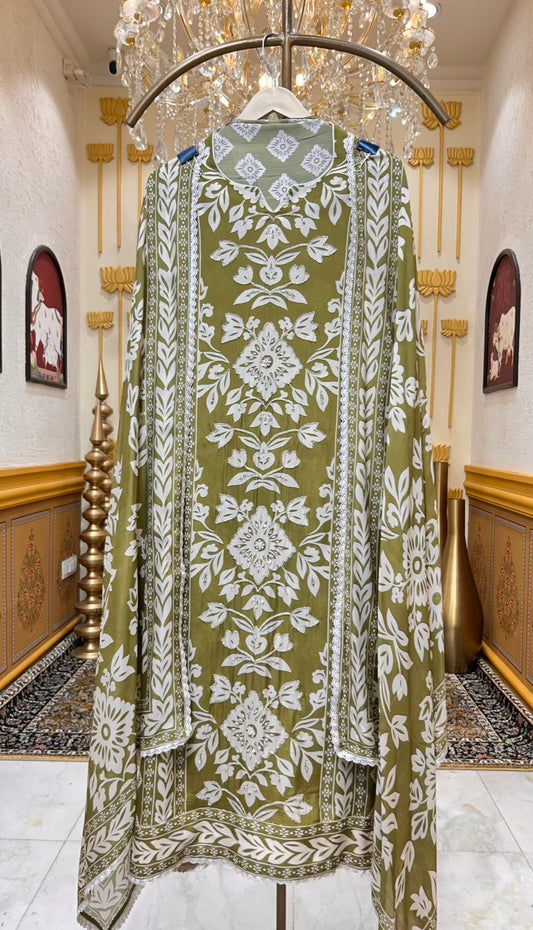 Elina Cutdana Bloom Suit (Green)