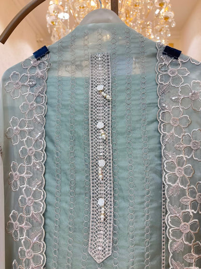 Ziana Zari Organza Suit