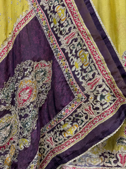 Iraaya Zari Aabha Suit (Yellow)