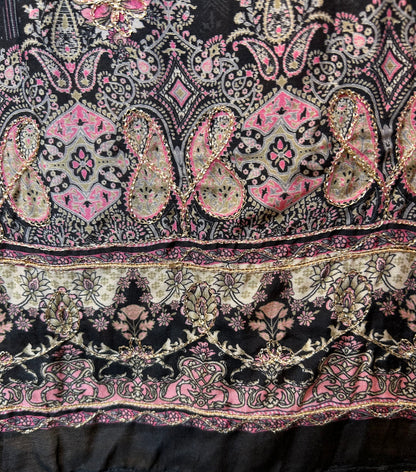 Naureen Muslin Suit (Black)