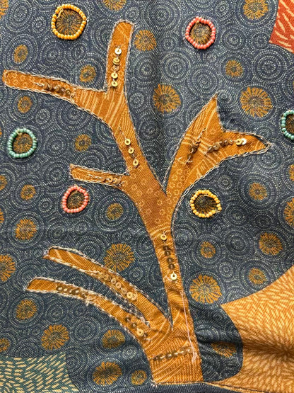 Mahroza Pashmina Suit (Blue)