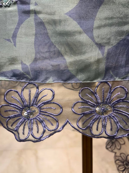 Mehrua Sequin Grace Suit (Blue)