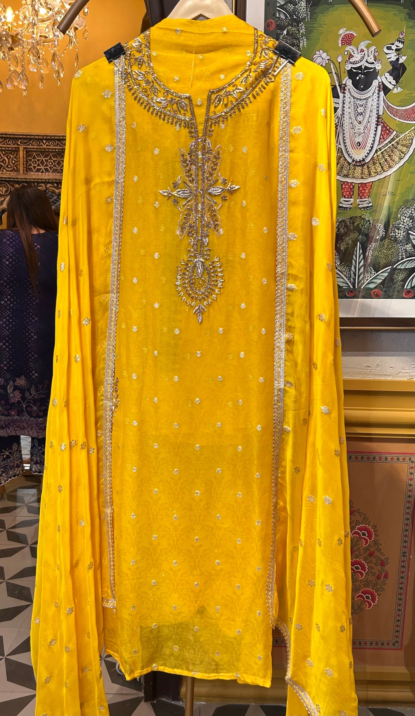 Meherzaan Organza Suit