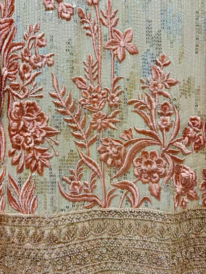 Saera Sequin Georgette Suit