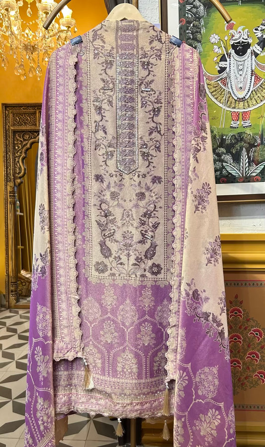 Zyrah-é-Noor Organza Suit