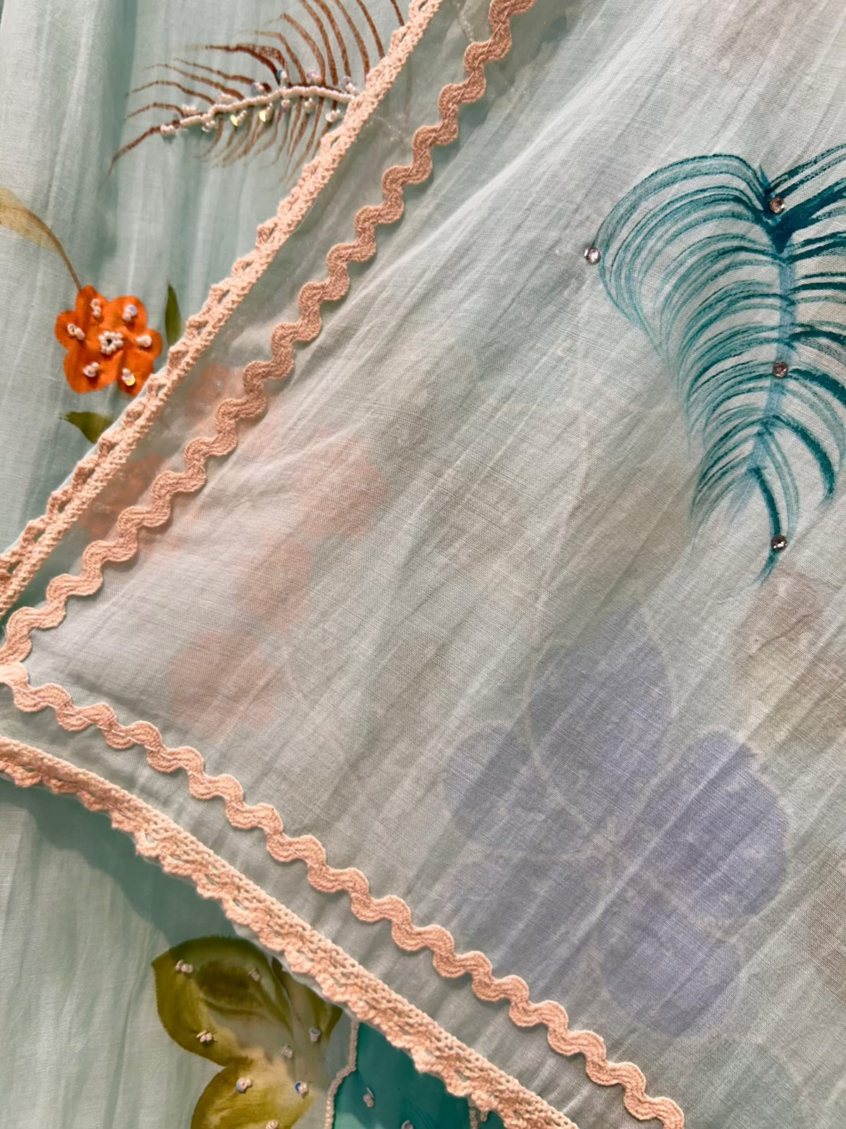 Soraya Handpainted Moti Suit