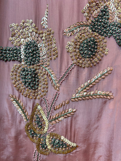 Ishqiya Organza Suit (Lavender)