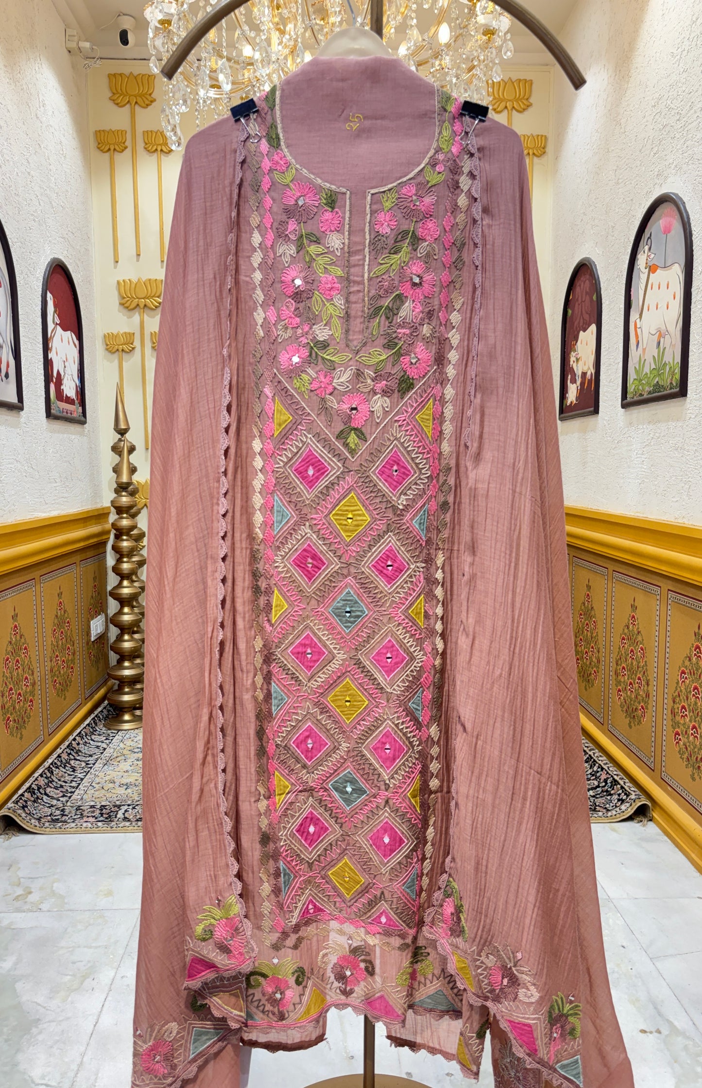 Aabira Mirror Mul Suit