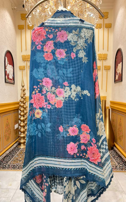 Aavira Mul Bloom Suit (Blue)