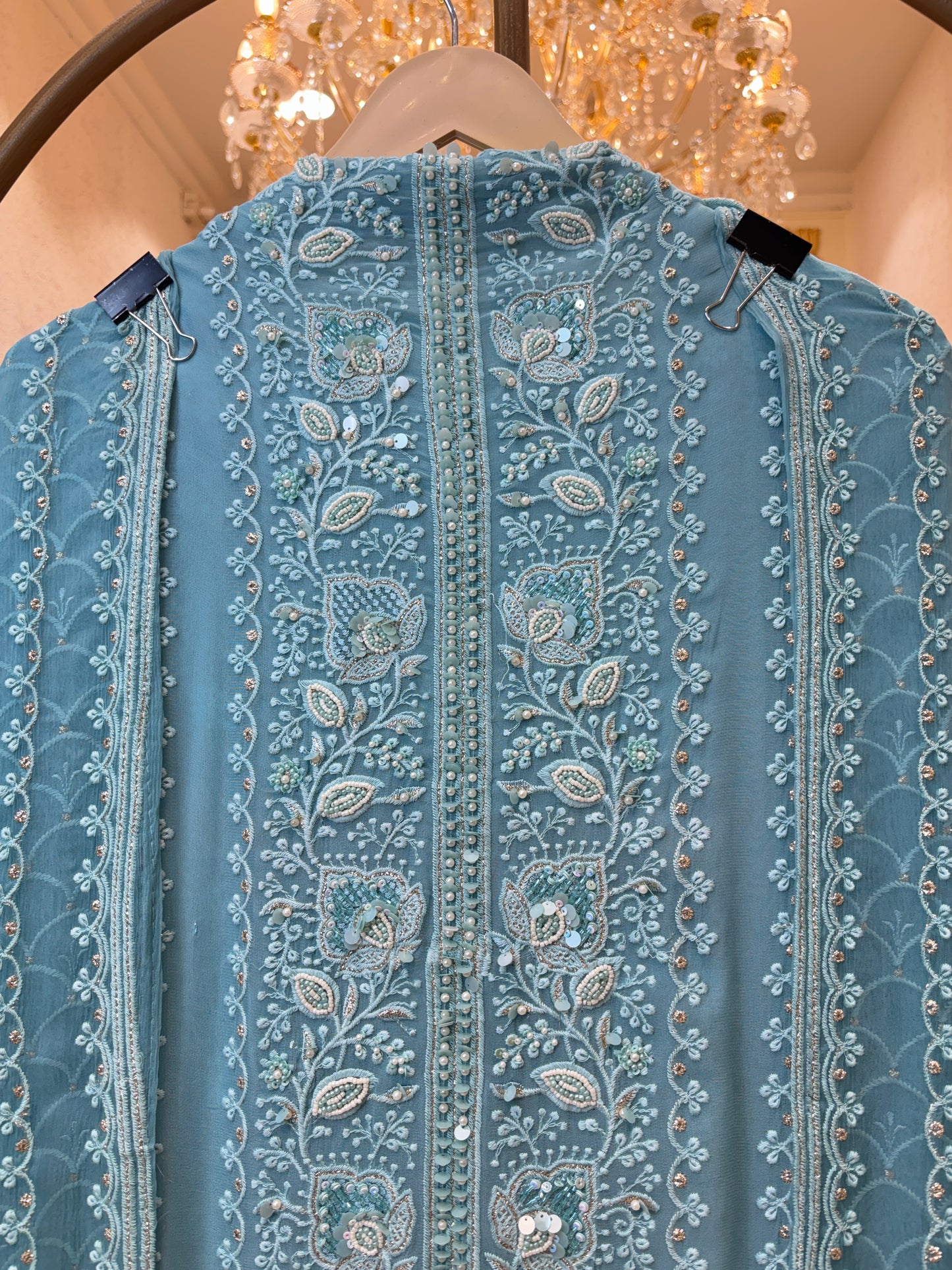 Ruhnaz Handcrafted Georgette Suit