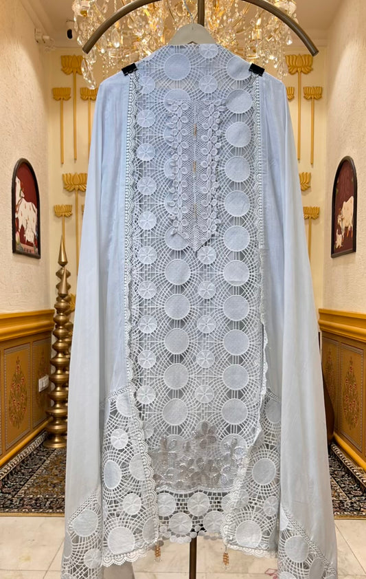 Aamira Crochet Leather Mul Suit