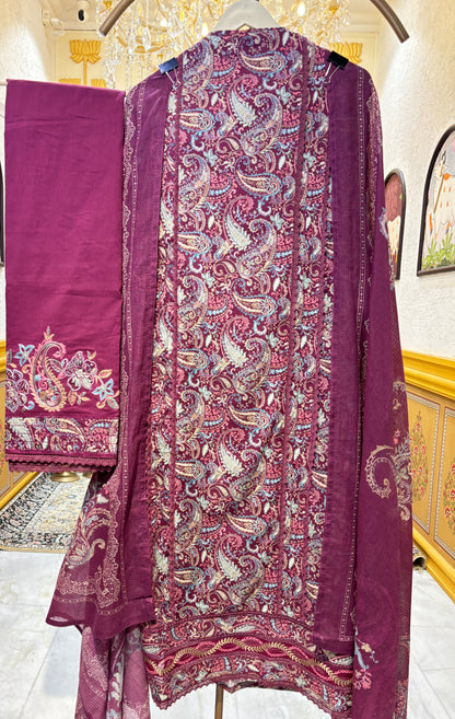 Noorvika Lace Cotton Suit