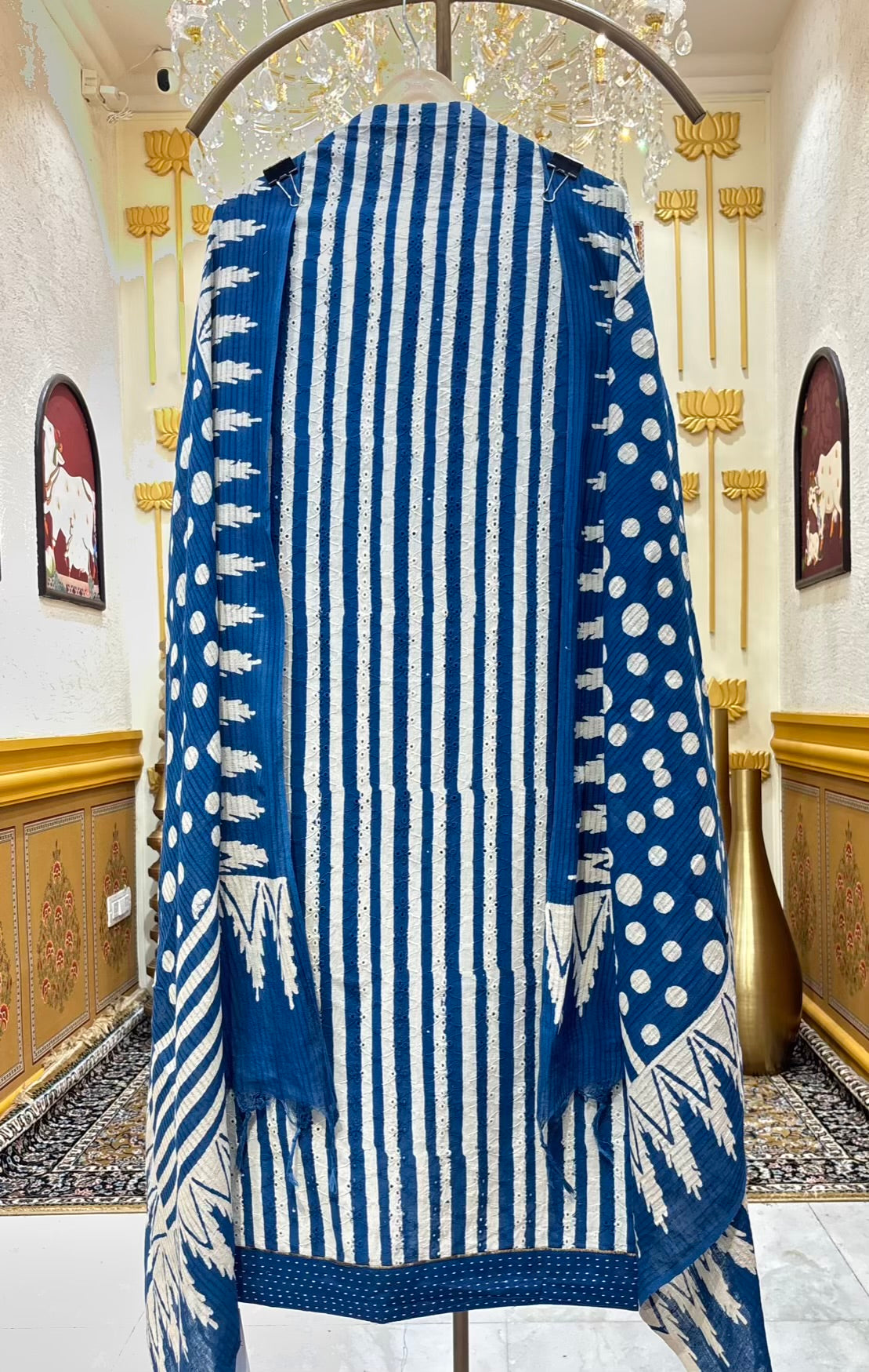 Mira Polka Cotton Suit