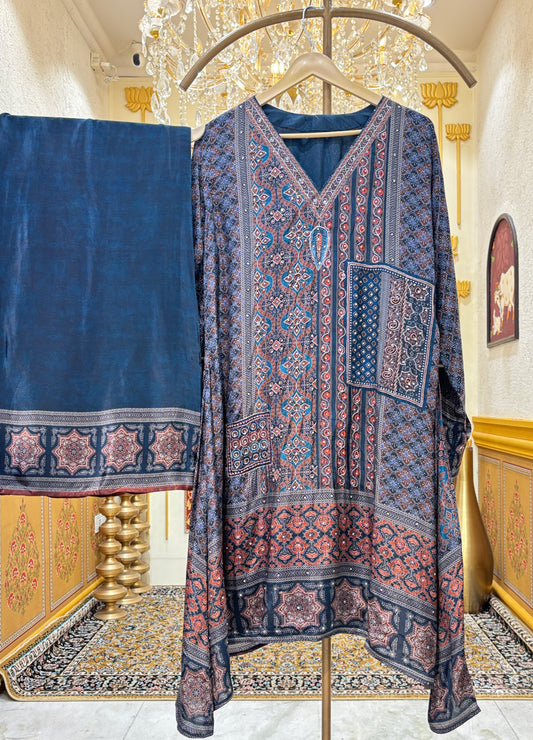 Azmira Pearl Silk Co-ord Set