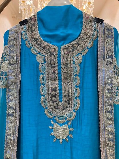 Zaylira Dori Gul Suit (Turquoise)