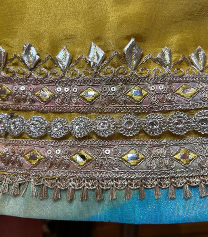 Miraaz Organza Suit (Yellow)