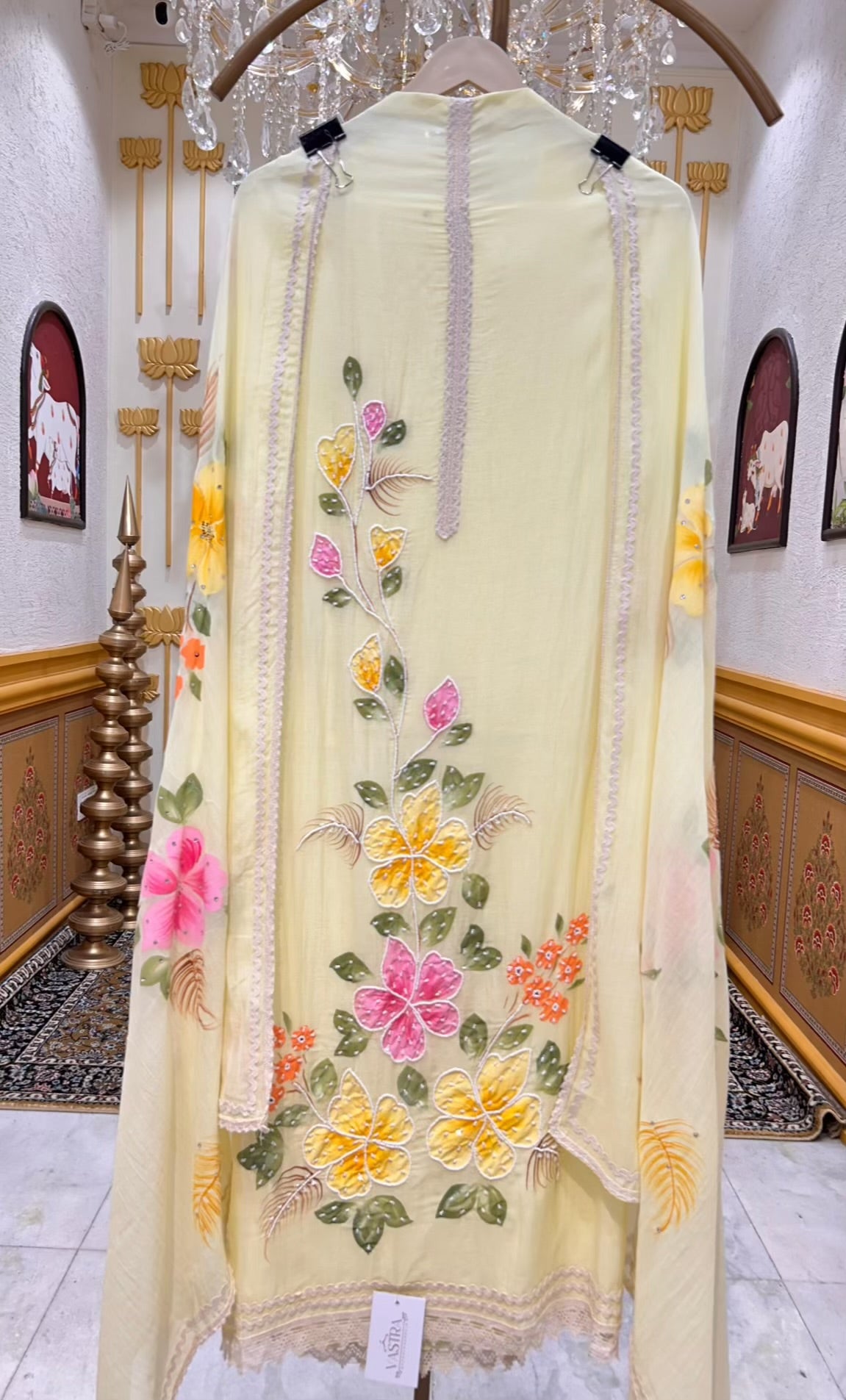 Soraya Handpainted Moti Suit