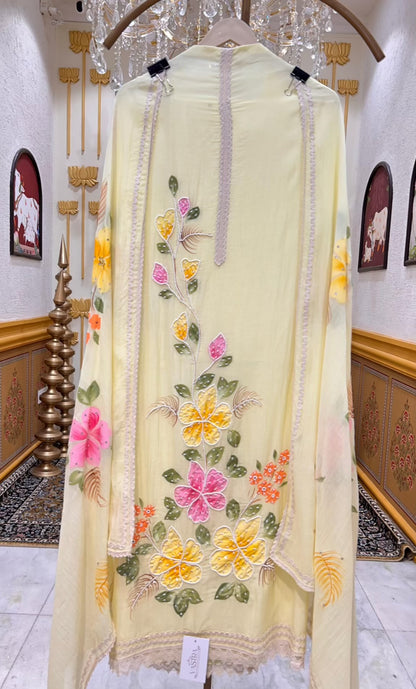 Soraya Handpainted Moti Suit