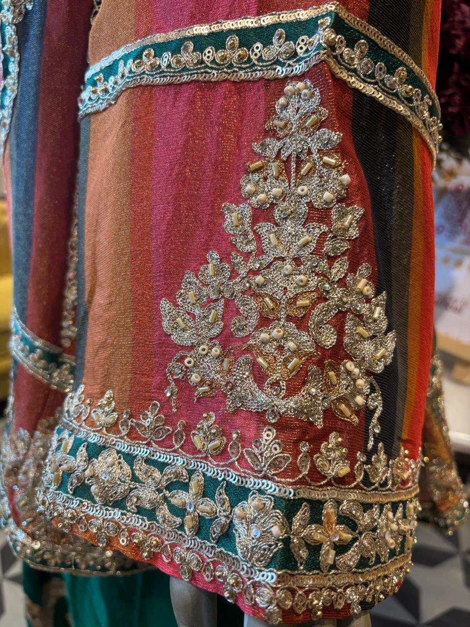 Zarmehraa Farshi Anarkali Set