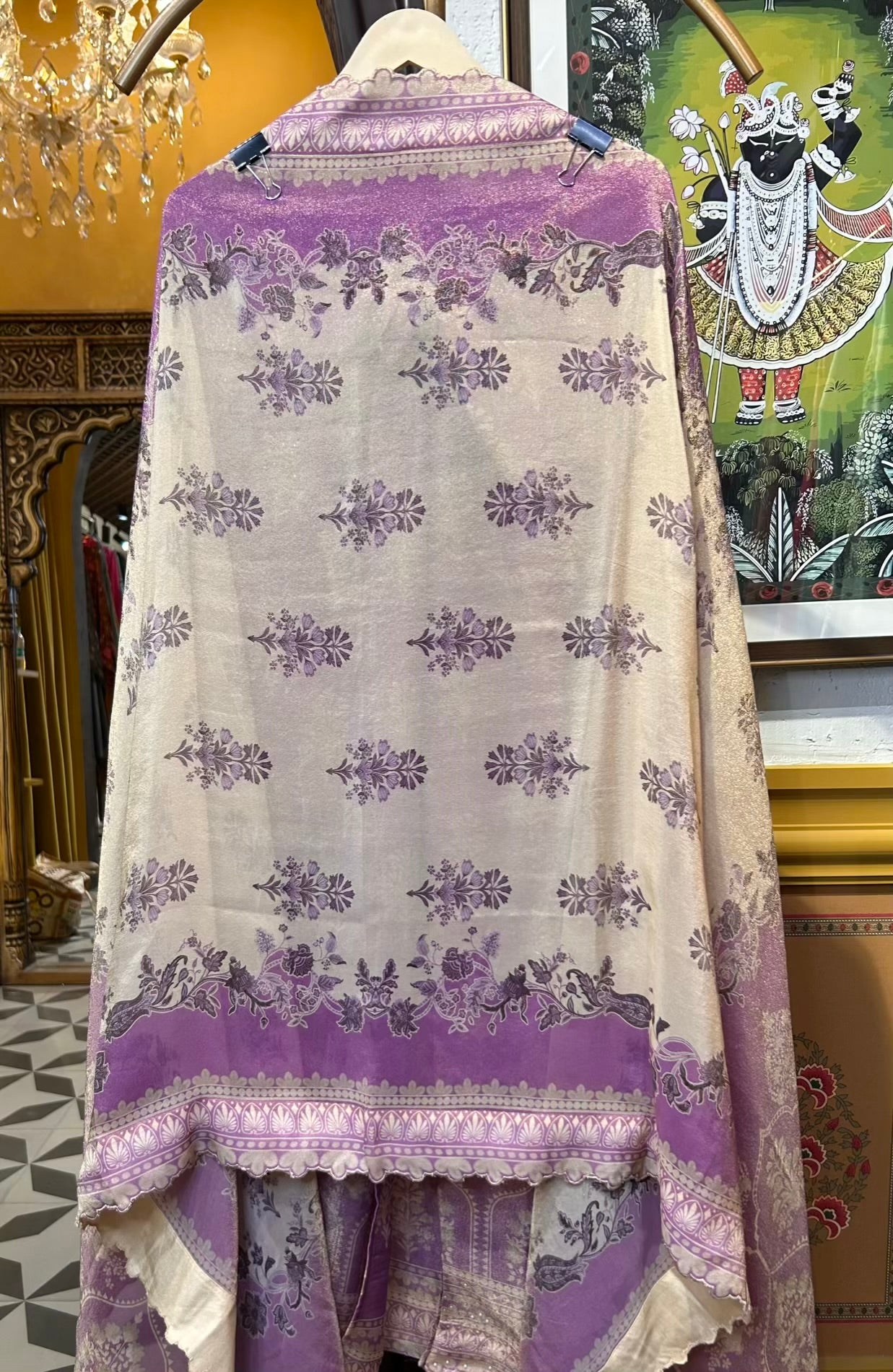 Zyrah-é-Noor Organza Suit