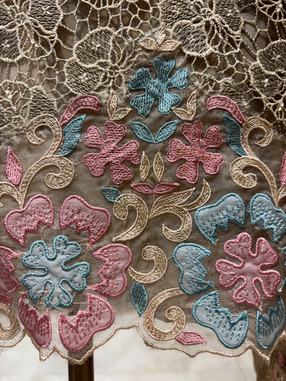 Noorbano Organza Lace Suit