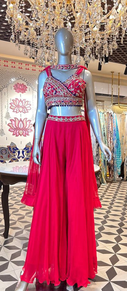 Gulnaar Muse Crop Top Set