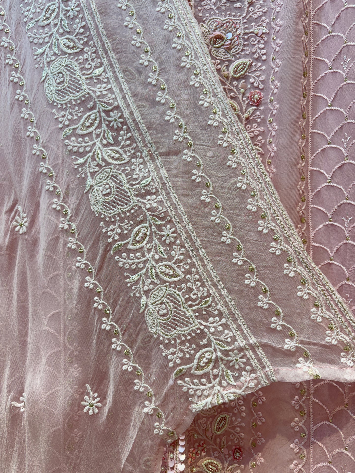 Ruhnaz Handcrafted Georgette Suit
