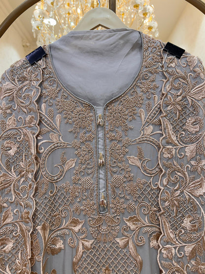 Mehzaar Handcrafted Organza Suit