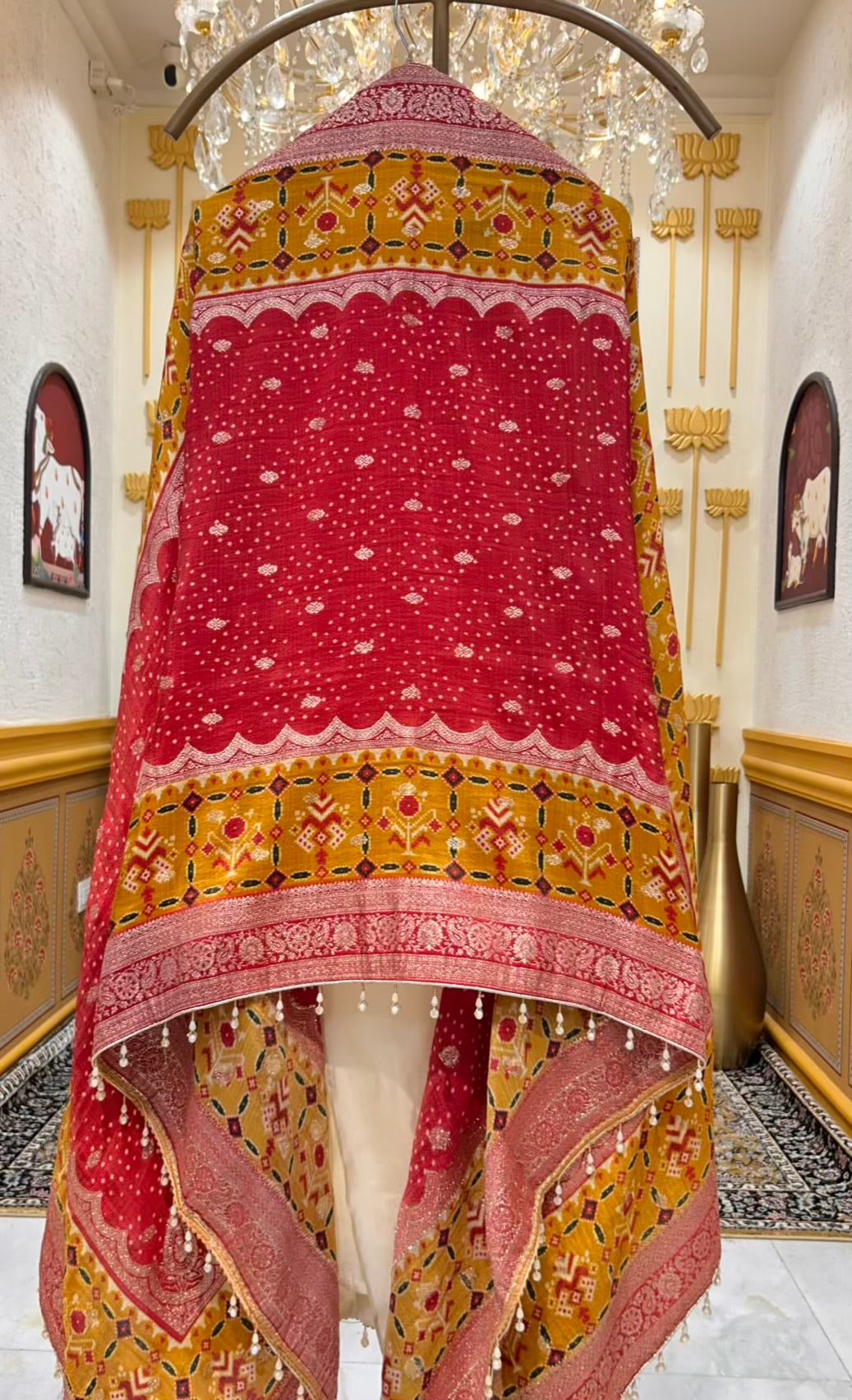 Zehryn Dori Patch Silk Suit