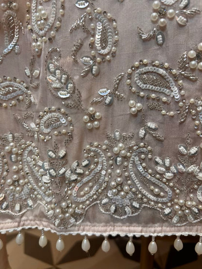 Mehrosa Organza Suit (Pink)