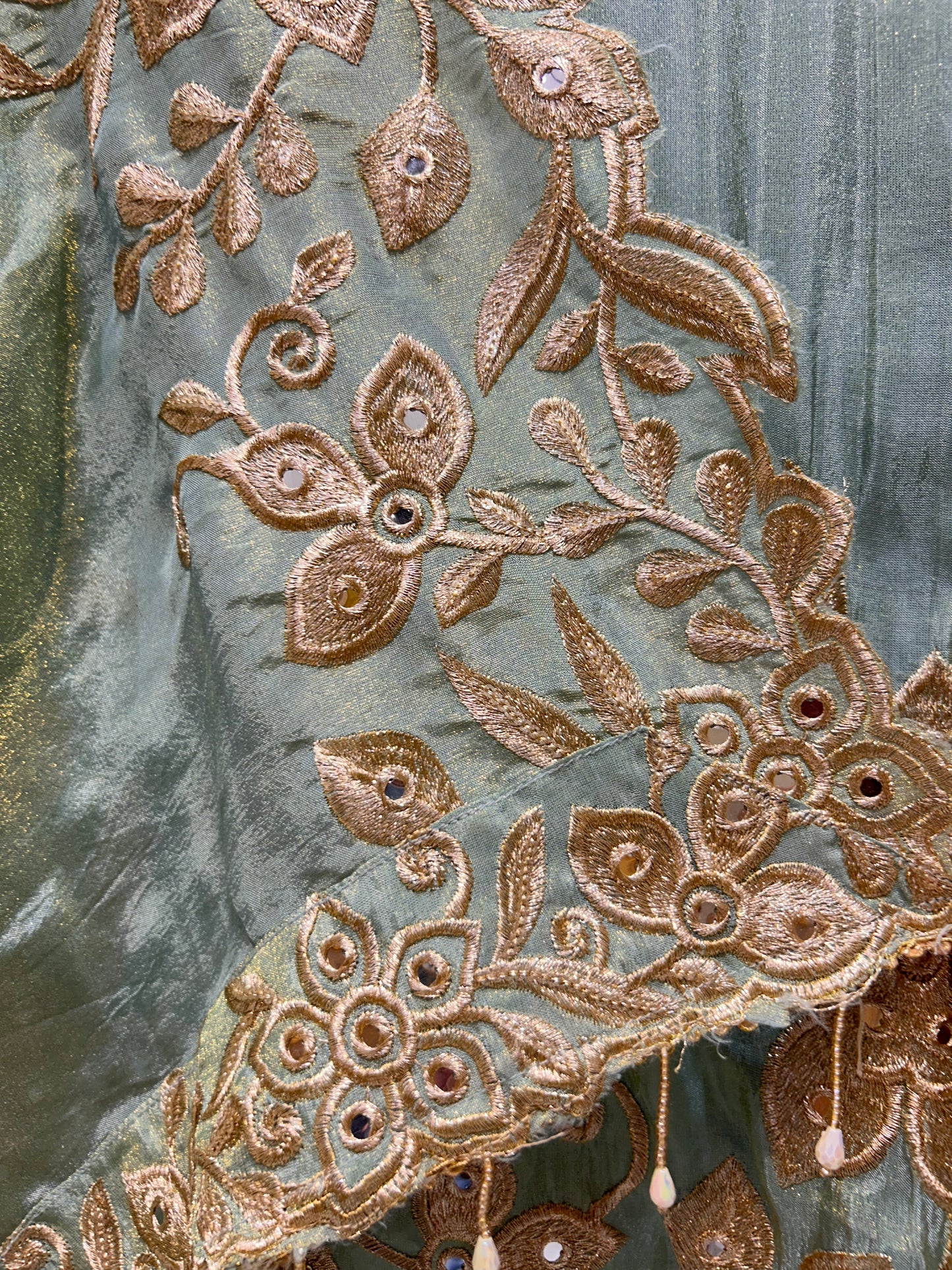 Ruhanshi Shimmer Silk Suit