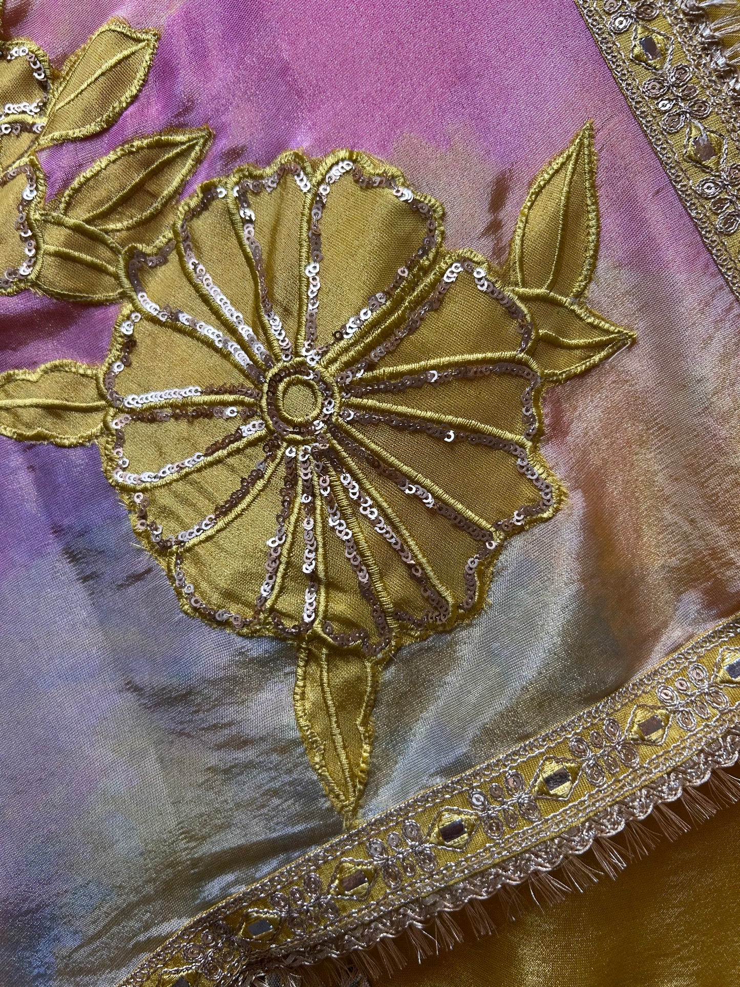 Miraaz Organza Suit (Yellow)