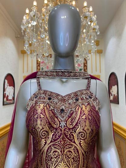 Zehra Taj Kalidar Sharara Set