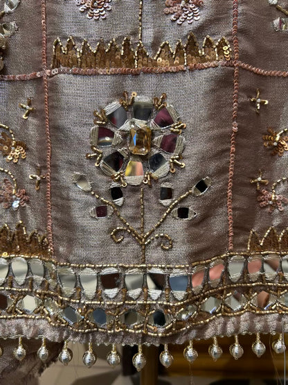 Zayhera Organza Suit (Beige)