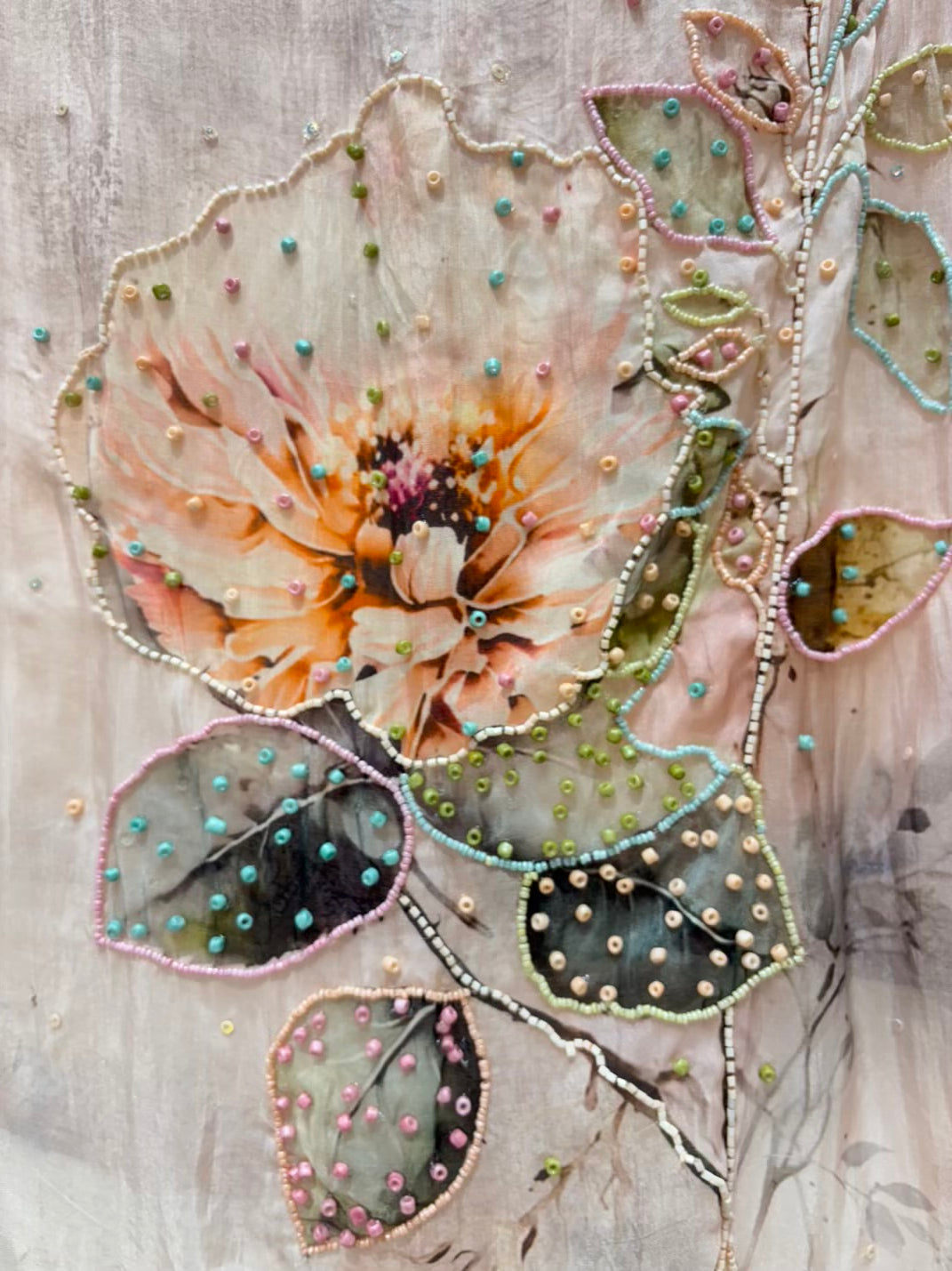 Sia Printed Organza Suit
