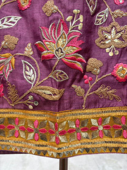 Aaradhya Zari Chanderi Suit