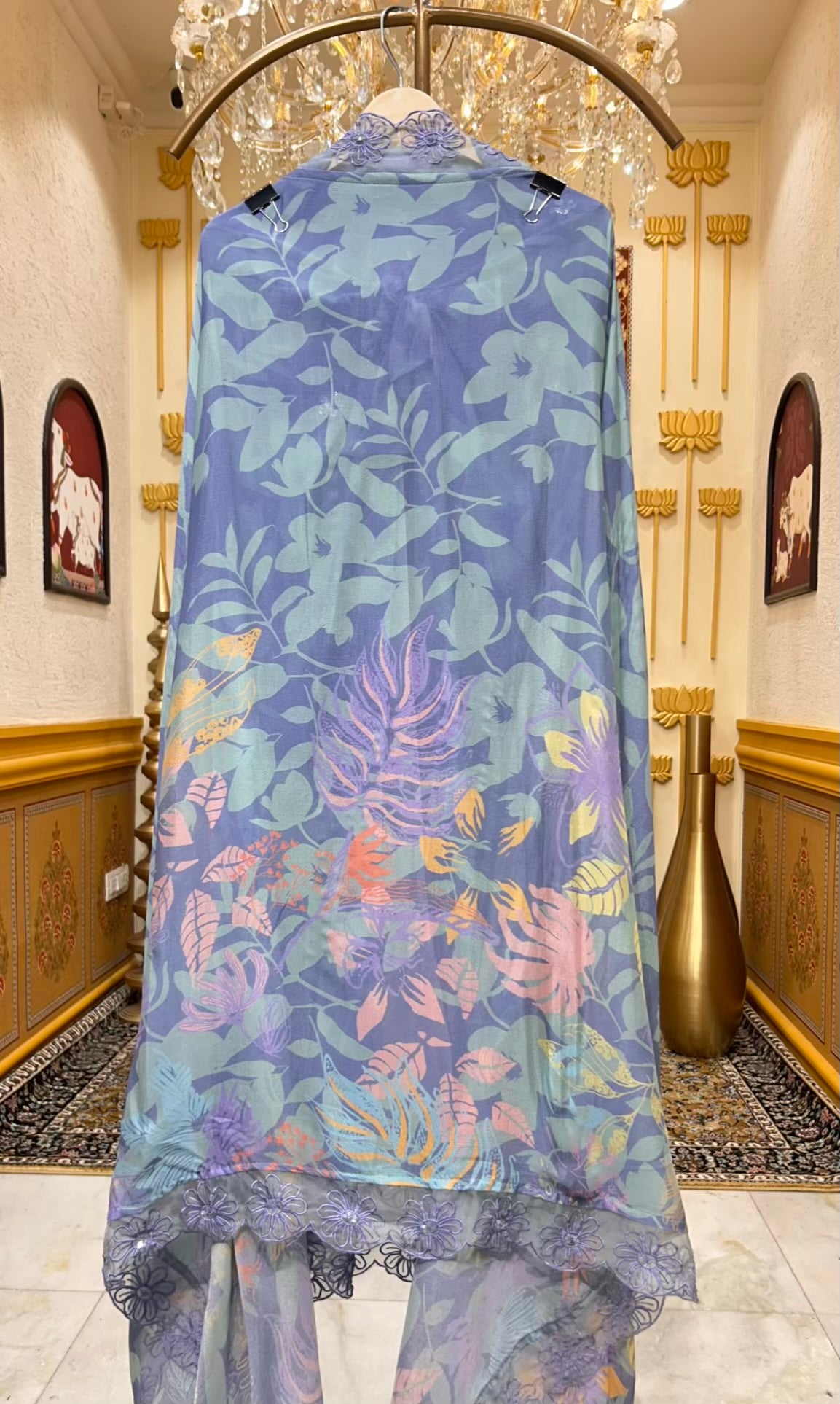 Mehrua Sequin Grace Suit (Blue)