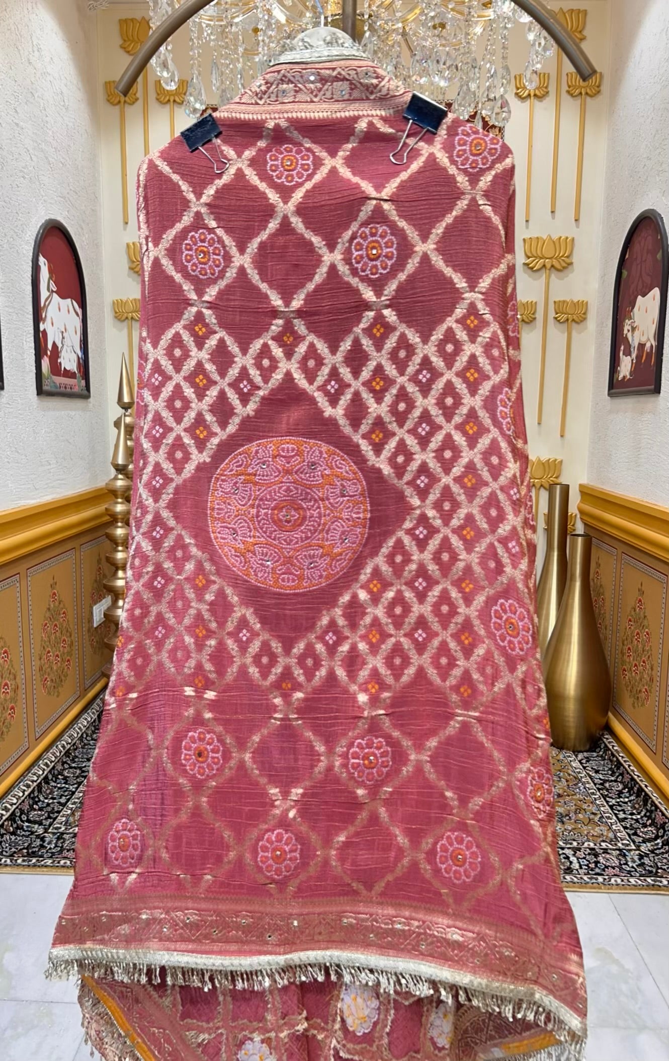 Afsara Kinari Luxe Suit (Pink)