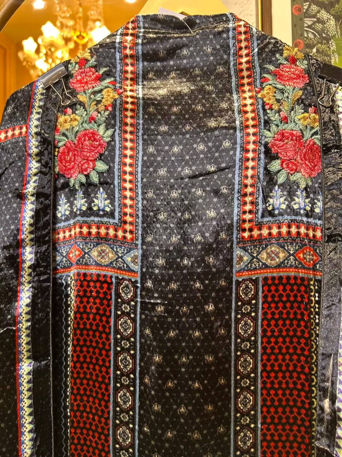 Zaylira Velvet Suit (Black)