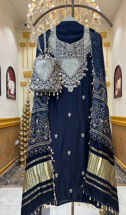 Swarnika Chanderi Suit