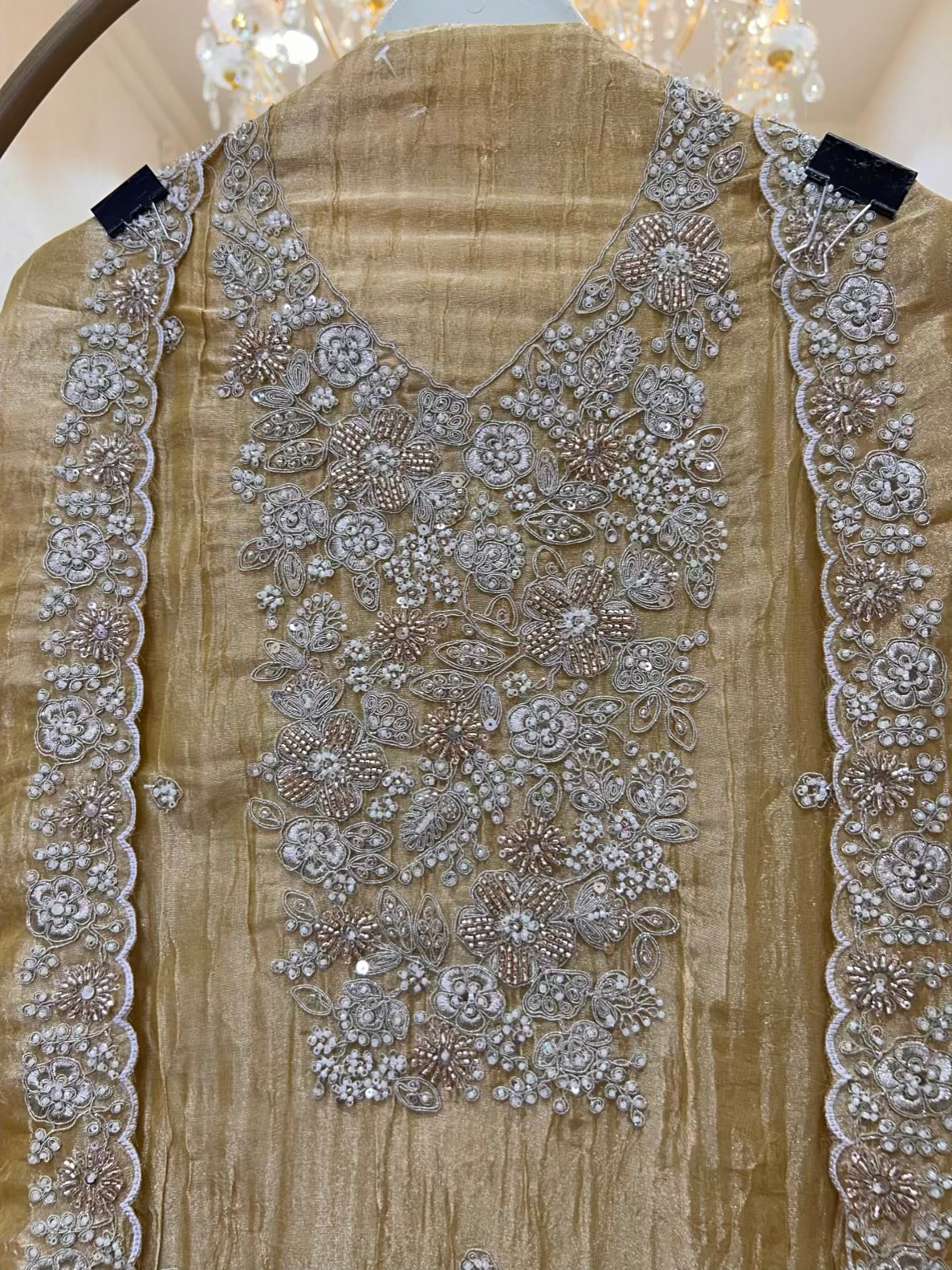 Eshira Handwork Suit (Mustard)