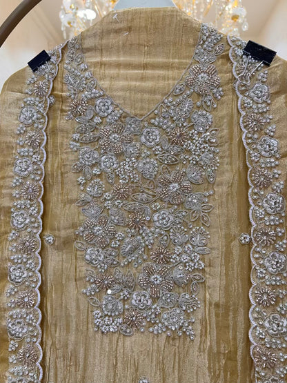Eshira Handwork Suit (Mustard)