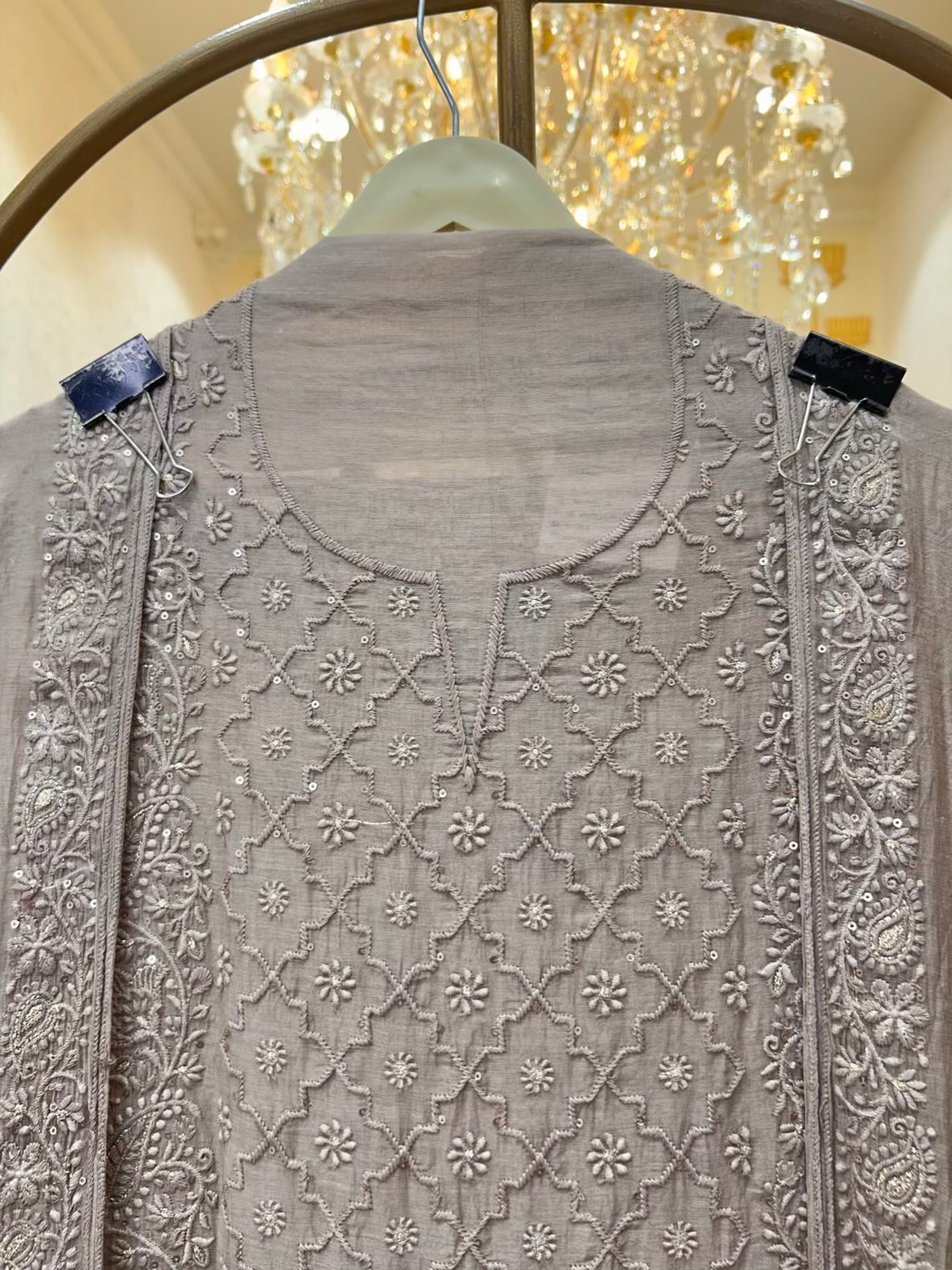 Husna Sequin Bloom Suit (Mouse)