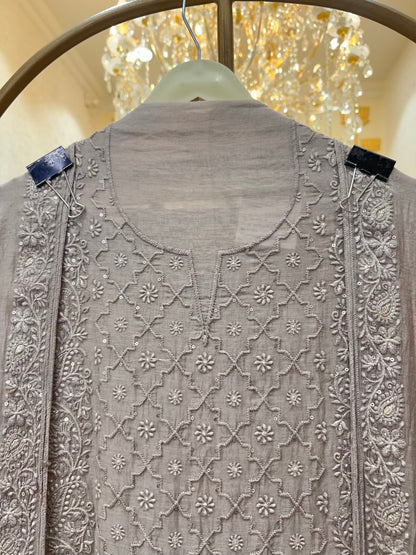 Husna Sequin Bloom Suit (Mouse)