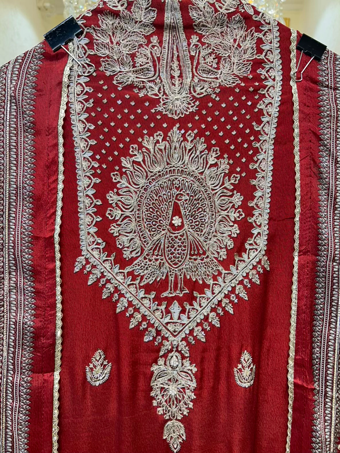 Rivana Zari Glow Suit (Maroon)
