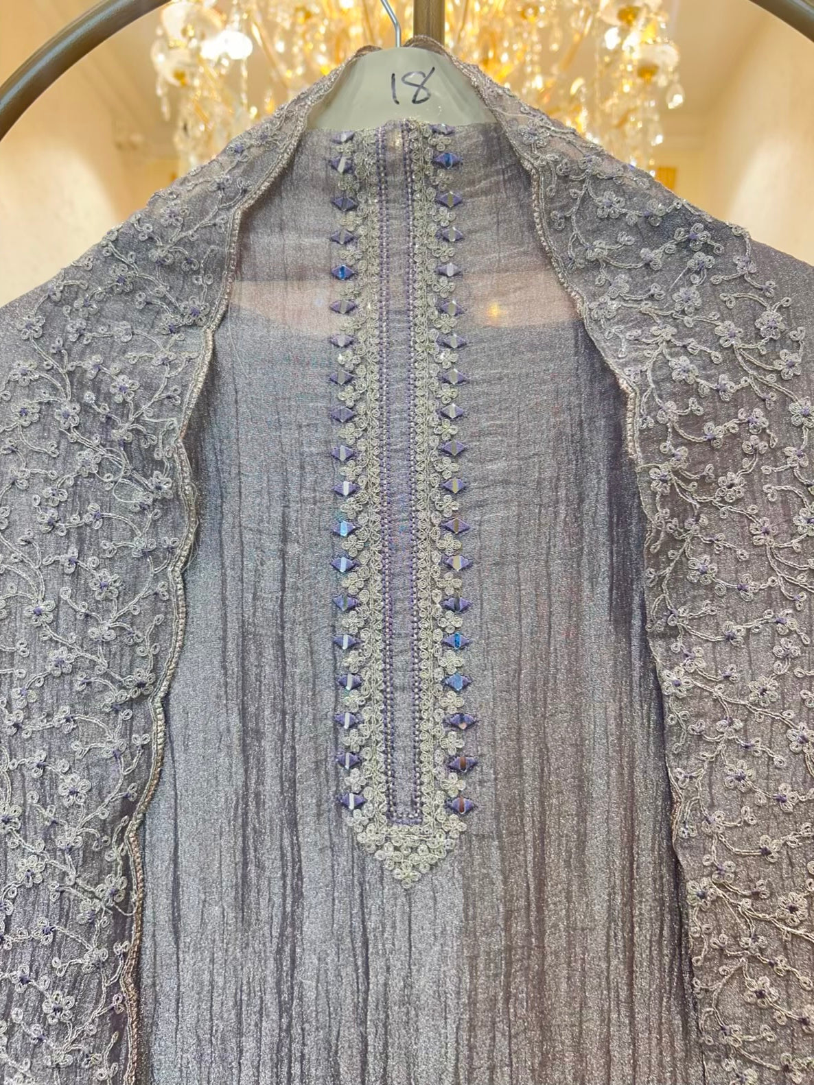 Raveena Aaina Dori Suit( Purple )