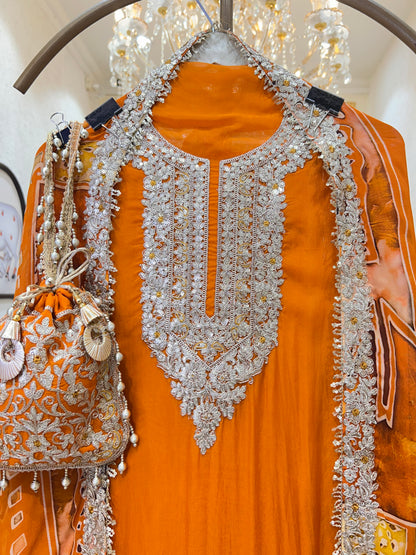 Noor Kiran Organza Suit