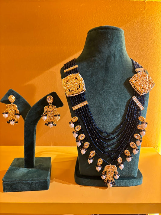 Zayra Gul-Jaal Haar Set (Blue)