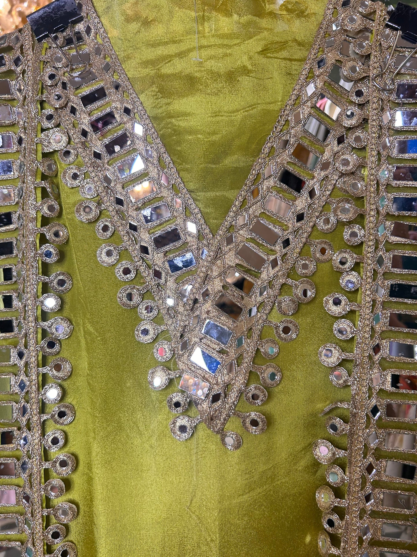 Shazeen Organza Suit (Green)
